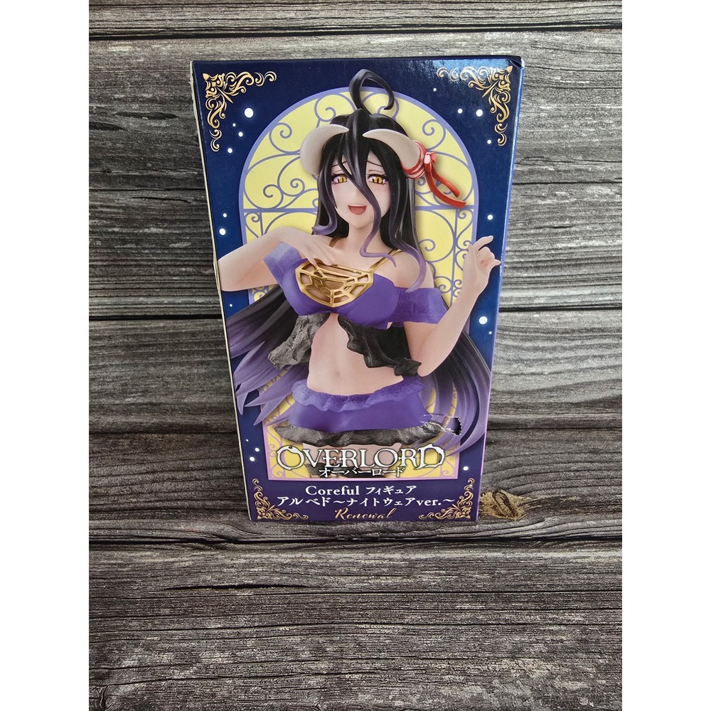 Taito Overlord Albedo Coreful Figure Nightwear Renewal Purple Adult Anime Figure